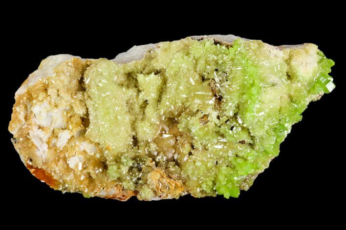 Apple-Green Pyromorphite Crystal Cluster - China #112211